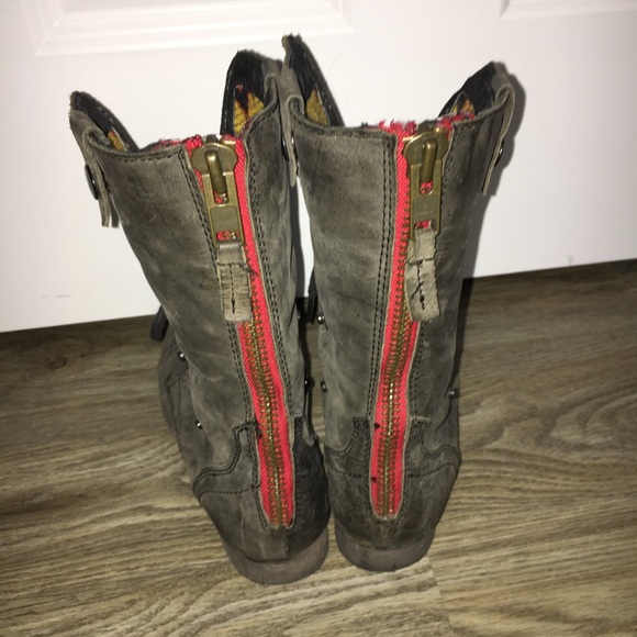 Steve Madden Chevie Combat Boots - Picture 3 of 7